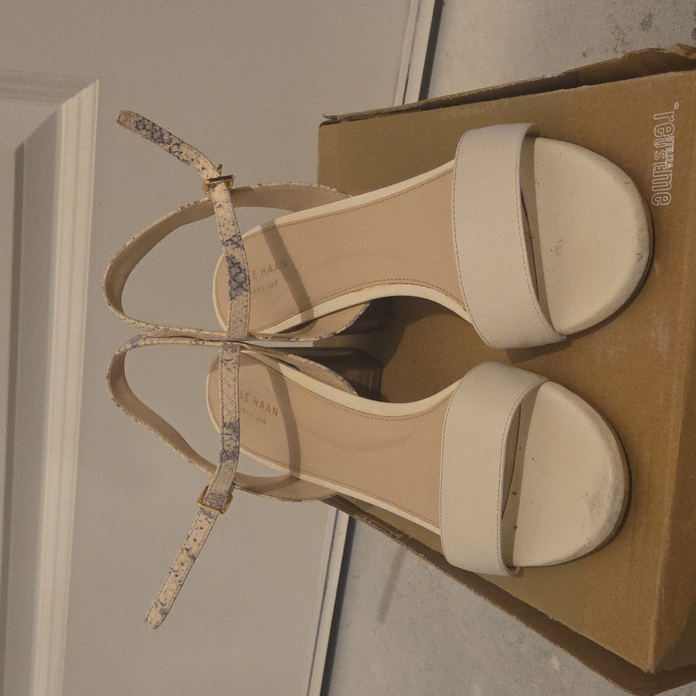 Cole Haan | Josie Block Heel Sandals - Size 10